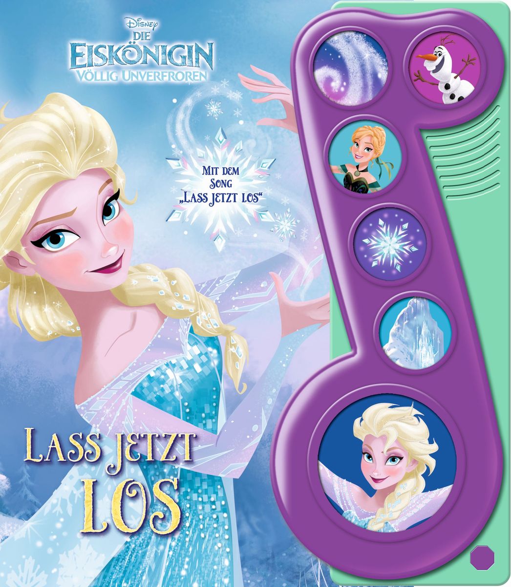 Die Eiskönigin, Lass jetzt los, Liederbuch mit Sound DisneyPappbilderbuch mit 6 Melodien, Buch Die Eiskönigin, Lass jetzt los, Liederbuch mit Sound DisneyPappbilderbuch mit 6 Melodien, Buch