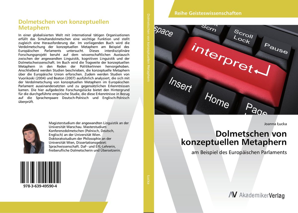 'Dolmetschen von konzeptuellen Metaphern¿' von 'Joanna ¿Ucka' - Buch ...