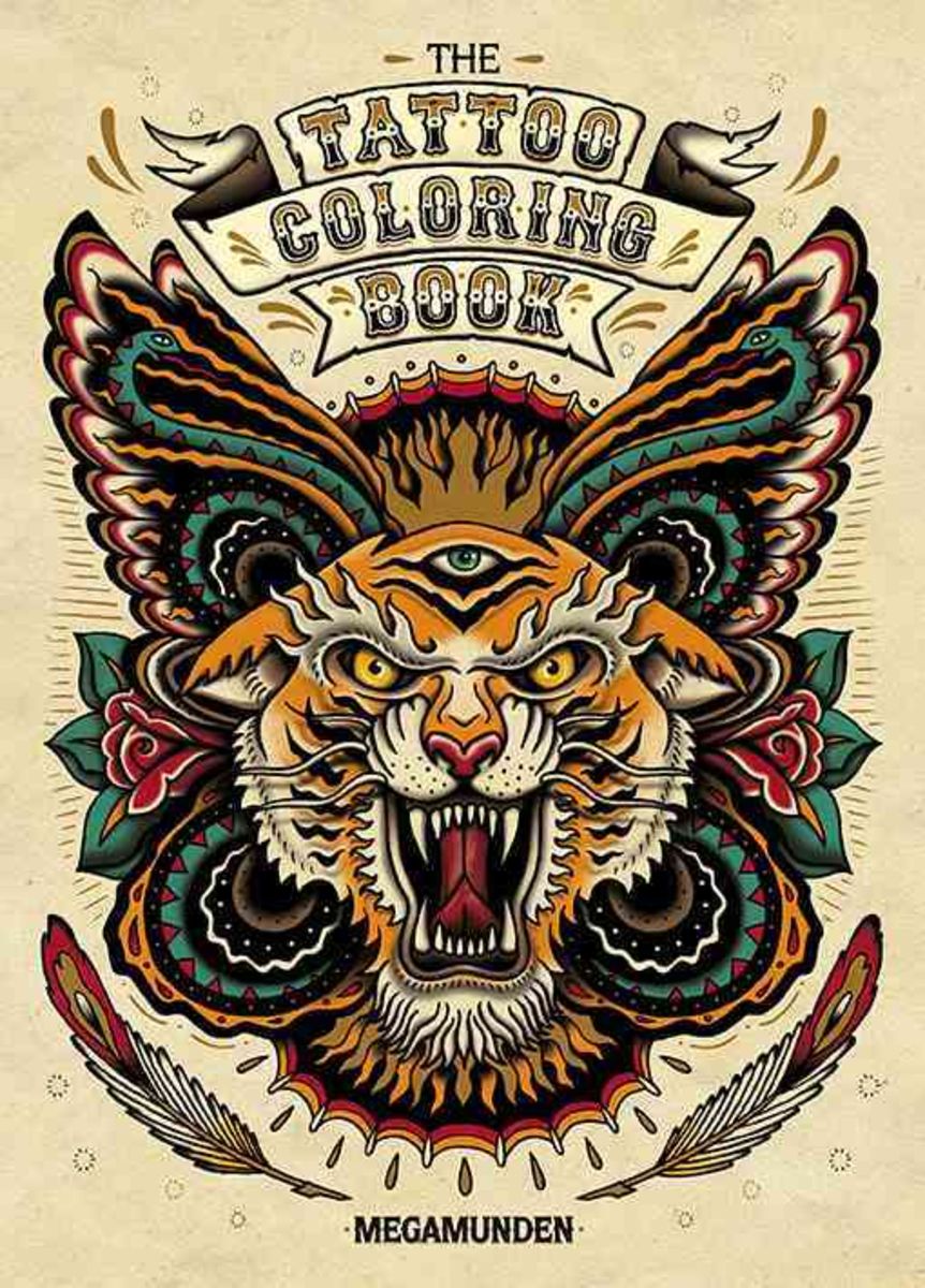 'The Tattoo Coloring Book' von 'Oliver Munden' 'Taschenbuch' '9781