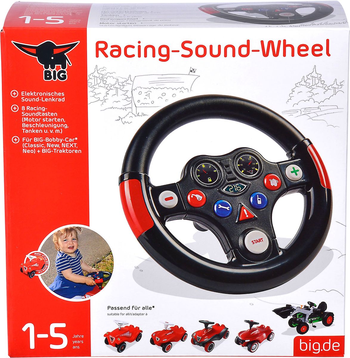 BIG Bobbycars und Zubehör - Racing - Sound Wheel' kaufen - Spielwaren
