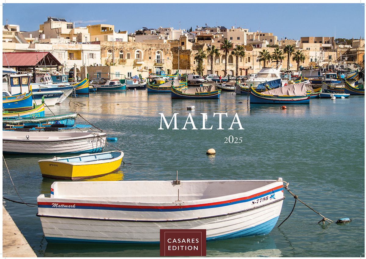 Malta 2025 L 35x50cm - Länder & Städte | Thalia