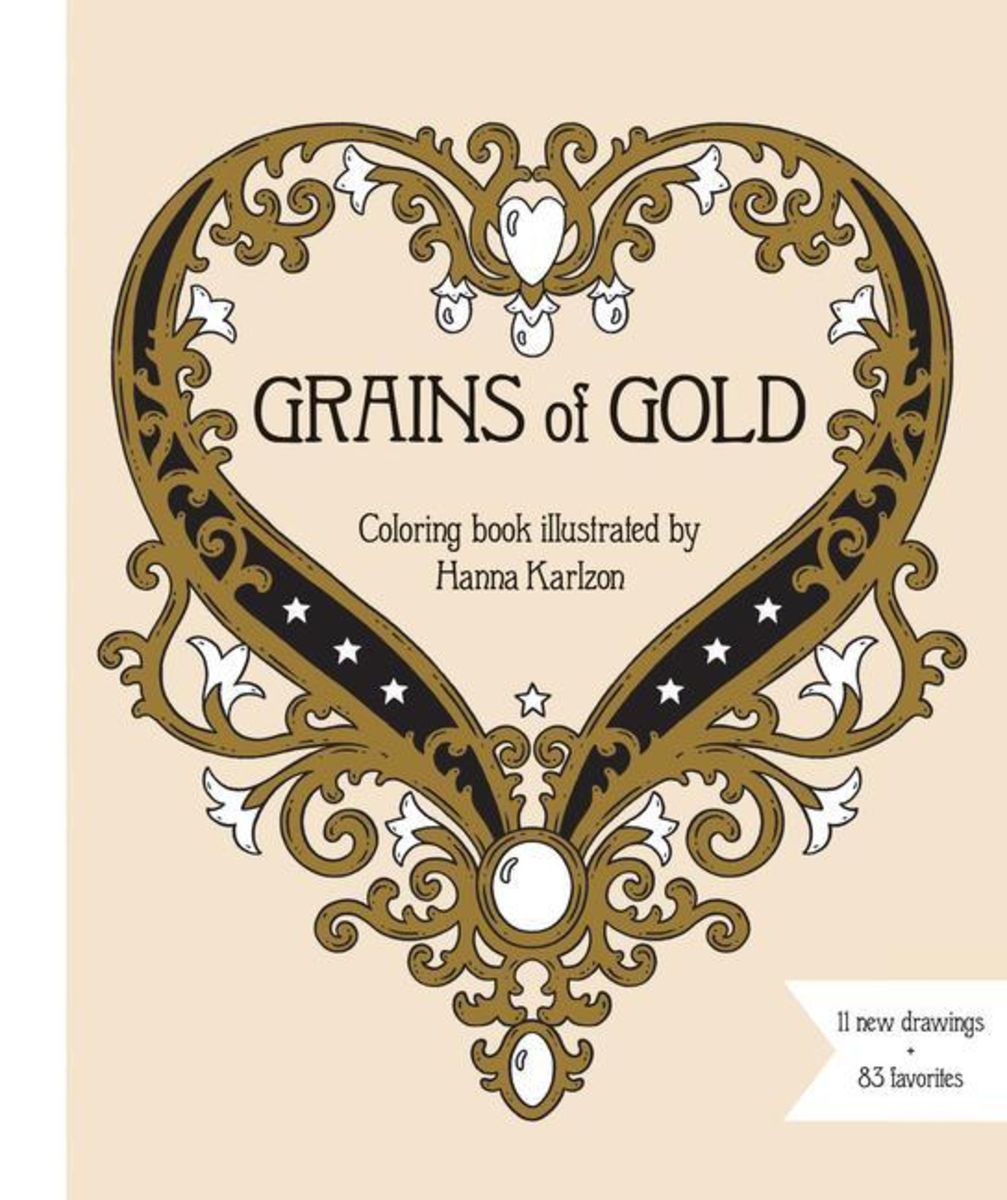 'Grains of Gold Coloring Book' von 'Hanna Karlzon' 'Gebundene Ausgabe