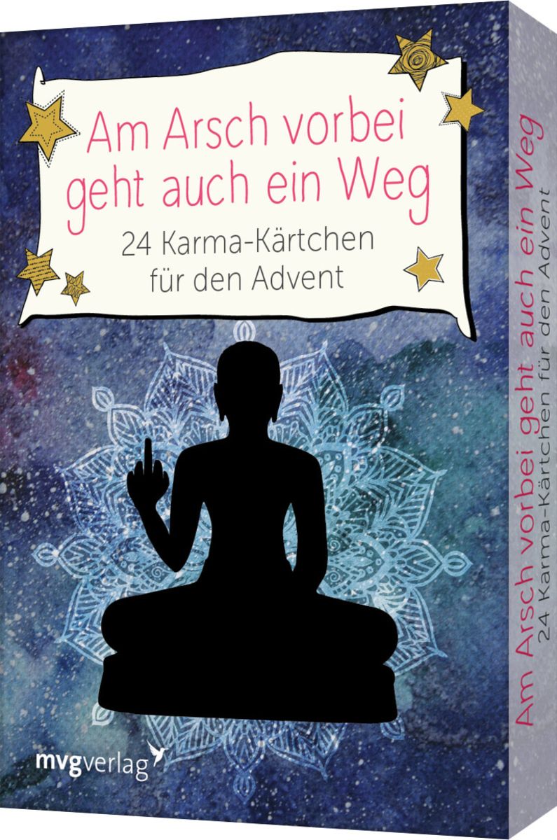 "Am Arsch vorbei geht auch ein Weg 24 KarmaKärtchen für den Advent" online kaufen