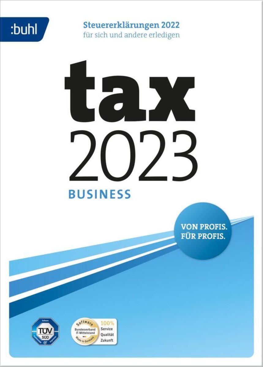 Tax 2023 Business Steuern Software Thalia