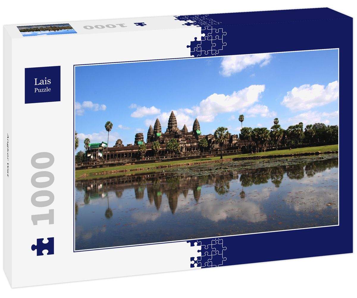 Lais Puzzle 1000 Pezzi Angkor Wat - Paesaggio Cambogia, Per Adulti E Ragazzi, Da Collezione