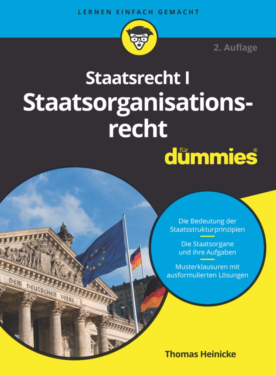 'Staatsrecht I Staatsorganisationsrecht Für Dummies' Von 'Thomas ...