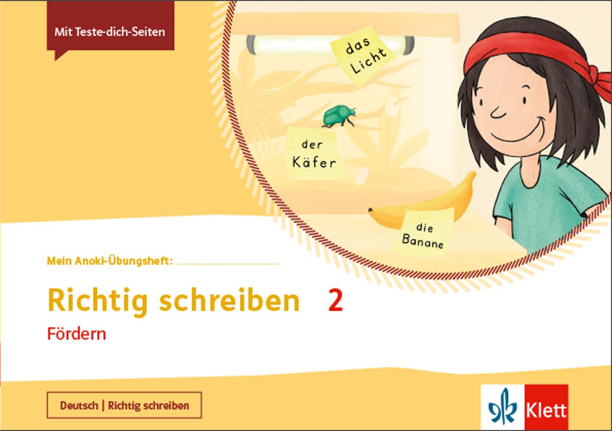 'Mein Anoki-Übungsheft. Richtig Schreiben 2. Fördern. Übungsheft Klasse