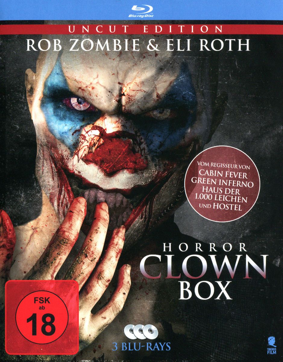 Horror Clown Box 1 Uncut Edition 3 BRs von Eli Roth Blu ray