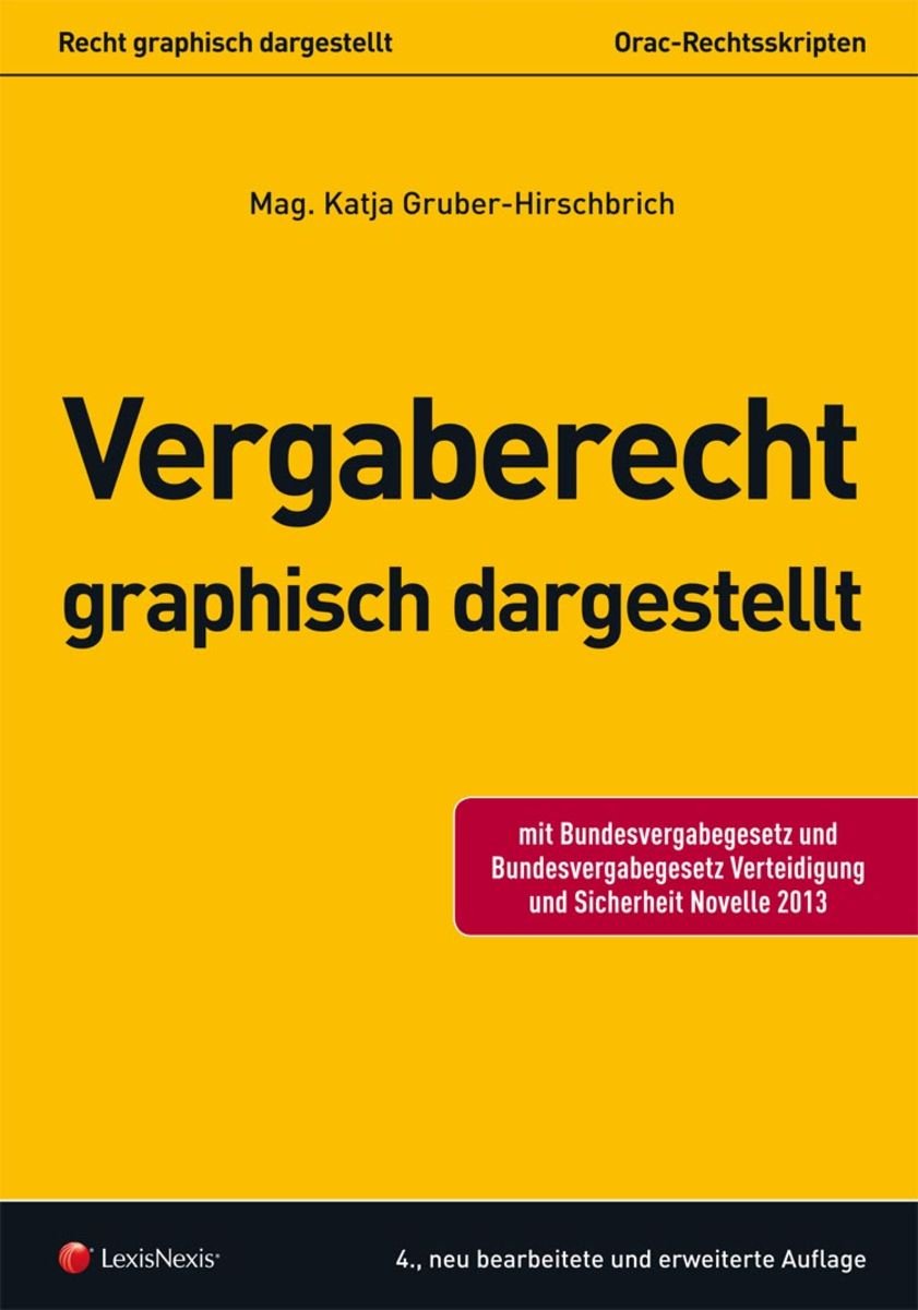 'Vergaberecht Graphisch Dargestellt' Von 'Katja Gruber-Hirschbrich ...