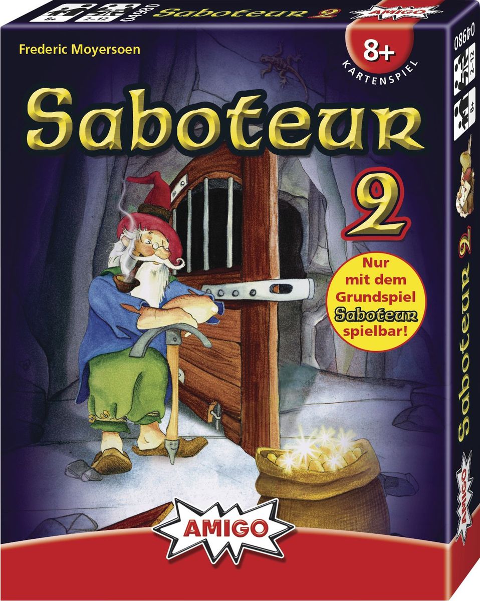 Saboteur + Ouro Perdido + Anão Egoísta + Troca Mapa Jogo de Cartas  PaperGames J007 em Promoção na Americanas