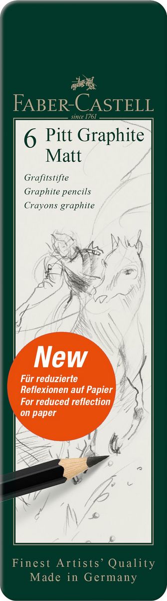 Faber-Castell 119063 - Bleistift Castell 9000, 6er Etui Faber-Castell 119063 - Bleistift Castell 9000, 6er Etui