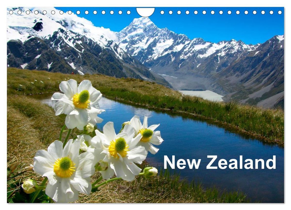 New Zealand (Wall Calendar 2025 DIN A4 landscape), CALVENDO 12 Month Wall Calendar Kalender
