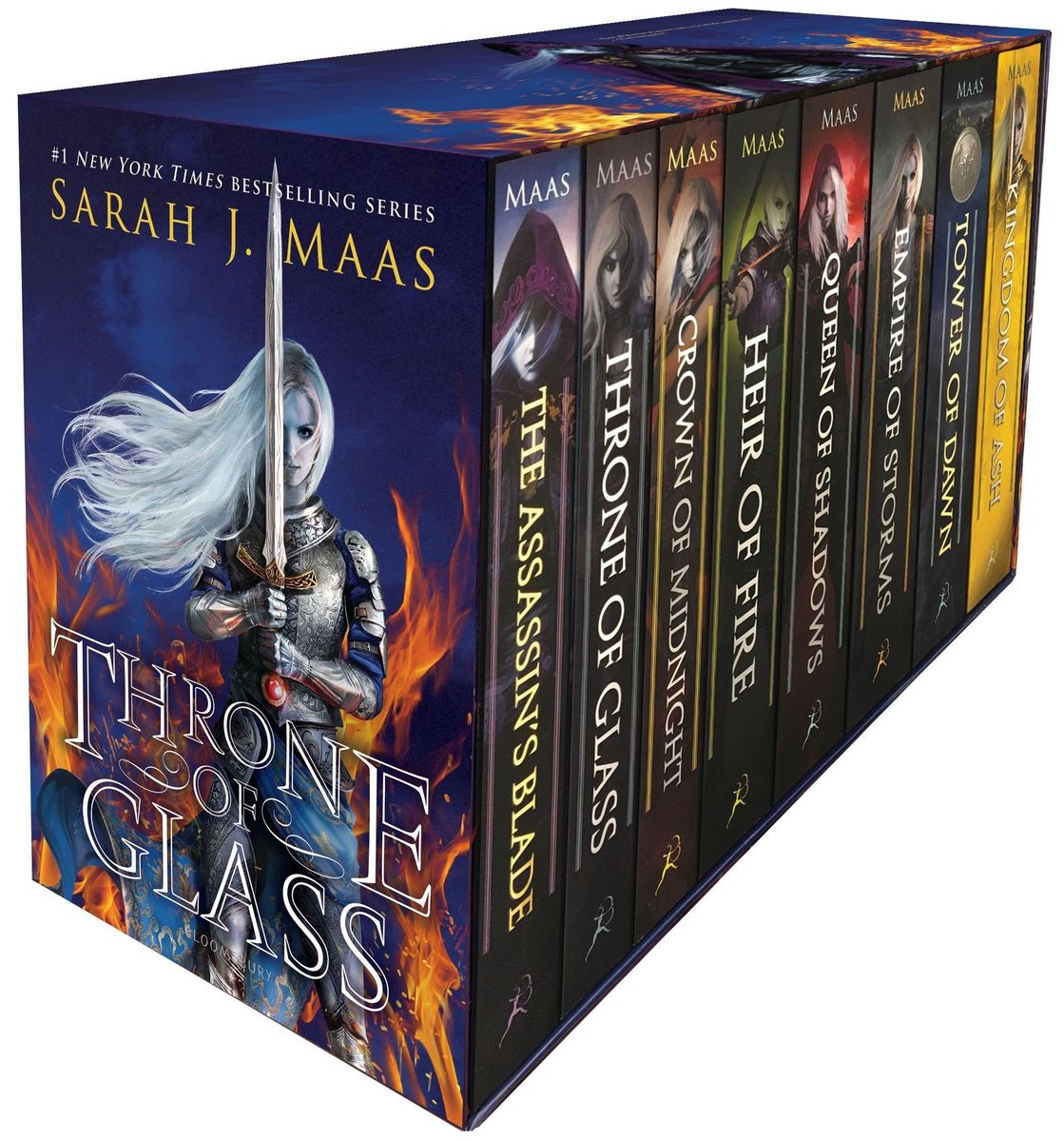 sarah j maas throne of glass series box set