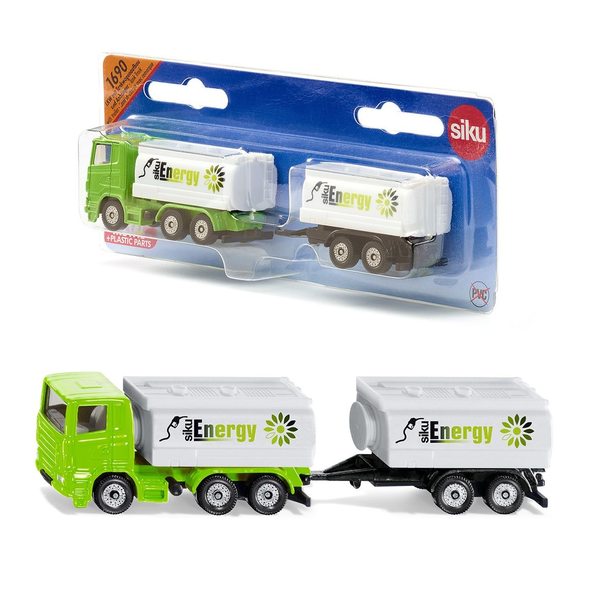 SK1797】Siku Baustoff-LKW mit Anhänger Siku LKW mit