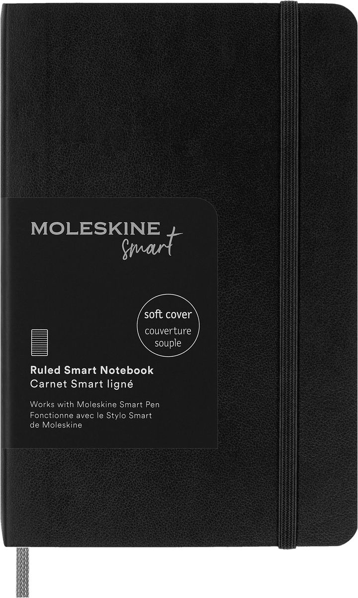 Moleskine Smart Notebook, Pocket, Ruled, Black, Soft Cover (3.5 x 5.5) - Notizbücher - 8056598853285 | Thalia Moleskine Smart Notebook, Pocket, Ruled, Black, Soft Cover (3.5 x 5.5) - Notizbücher - 8056598853285 | Thalia
