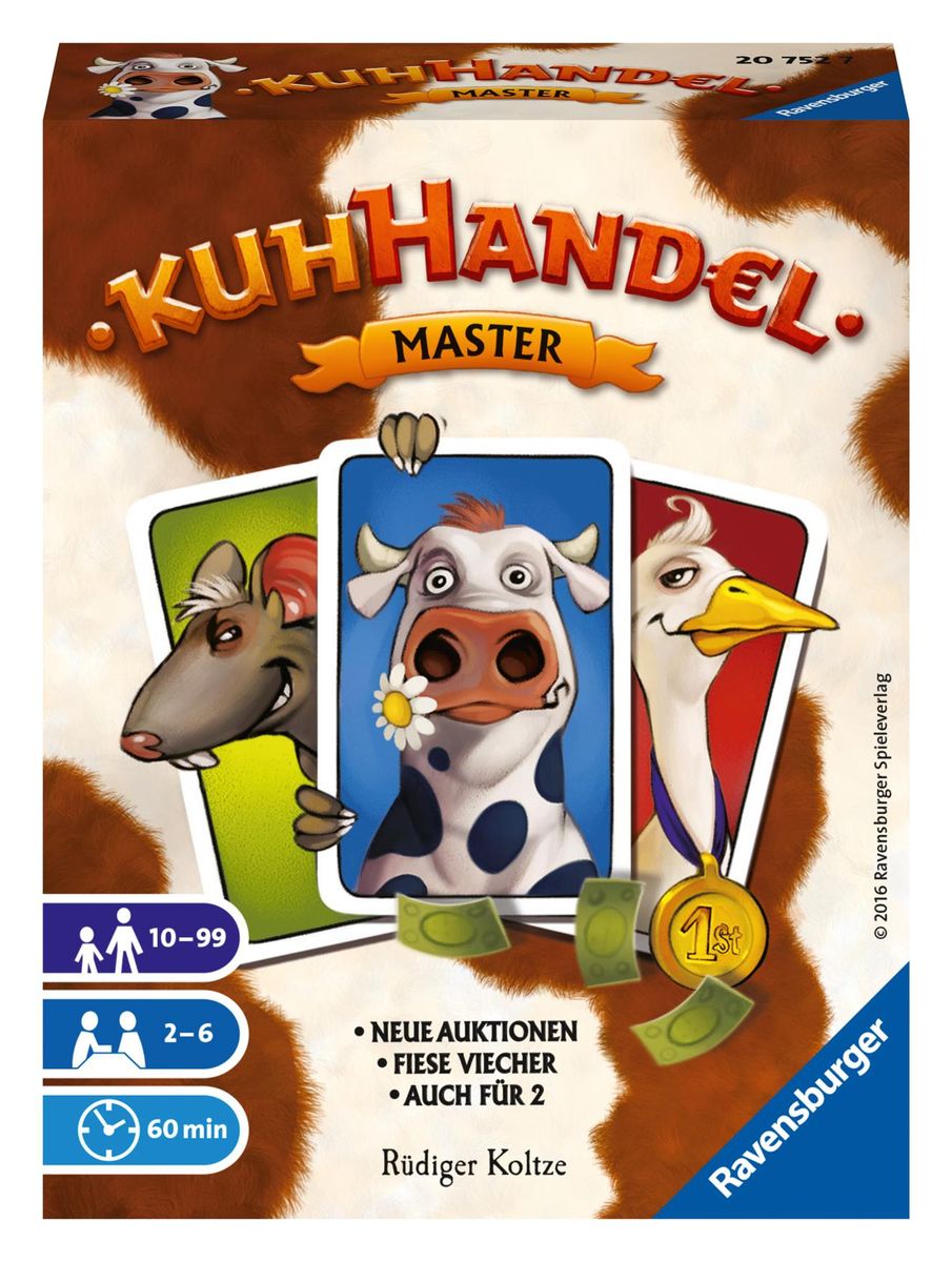 RAVENSBURGER Kuhhandel (20774) - Kartenspiel Für 3-5 Spieler Ab 8 Jahren, Spieldauer Ca. 45 Min