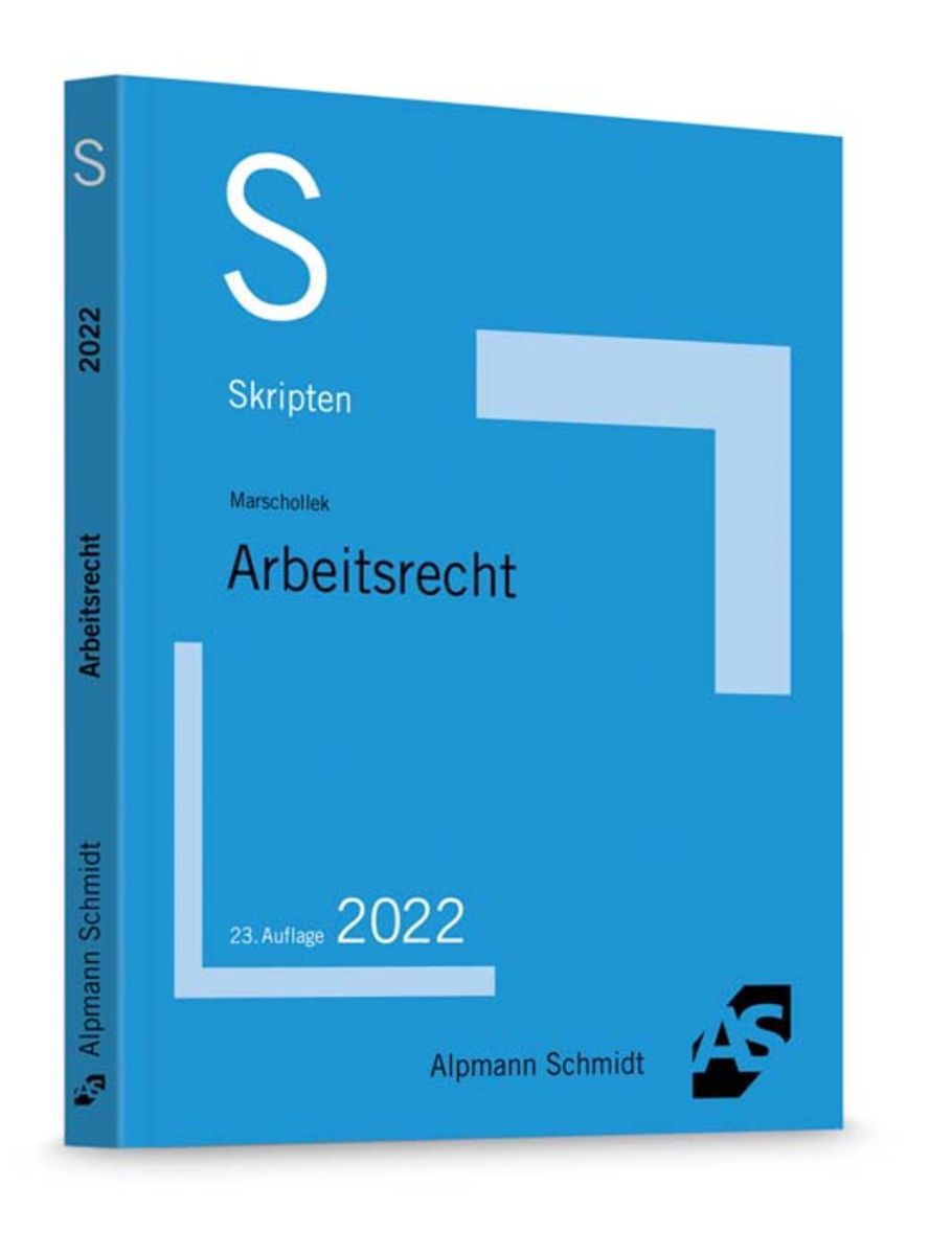 'Skript Arbeitsrecht' Von 'Günter Marschollek' - Buch - '978-3-86752-790-3'