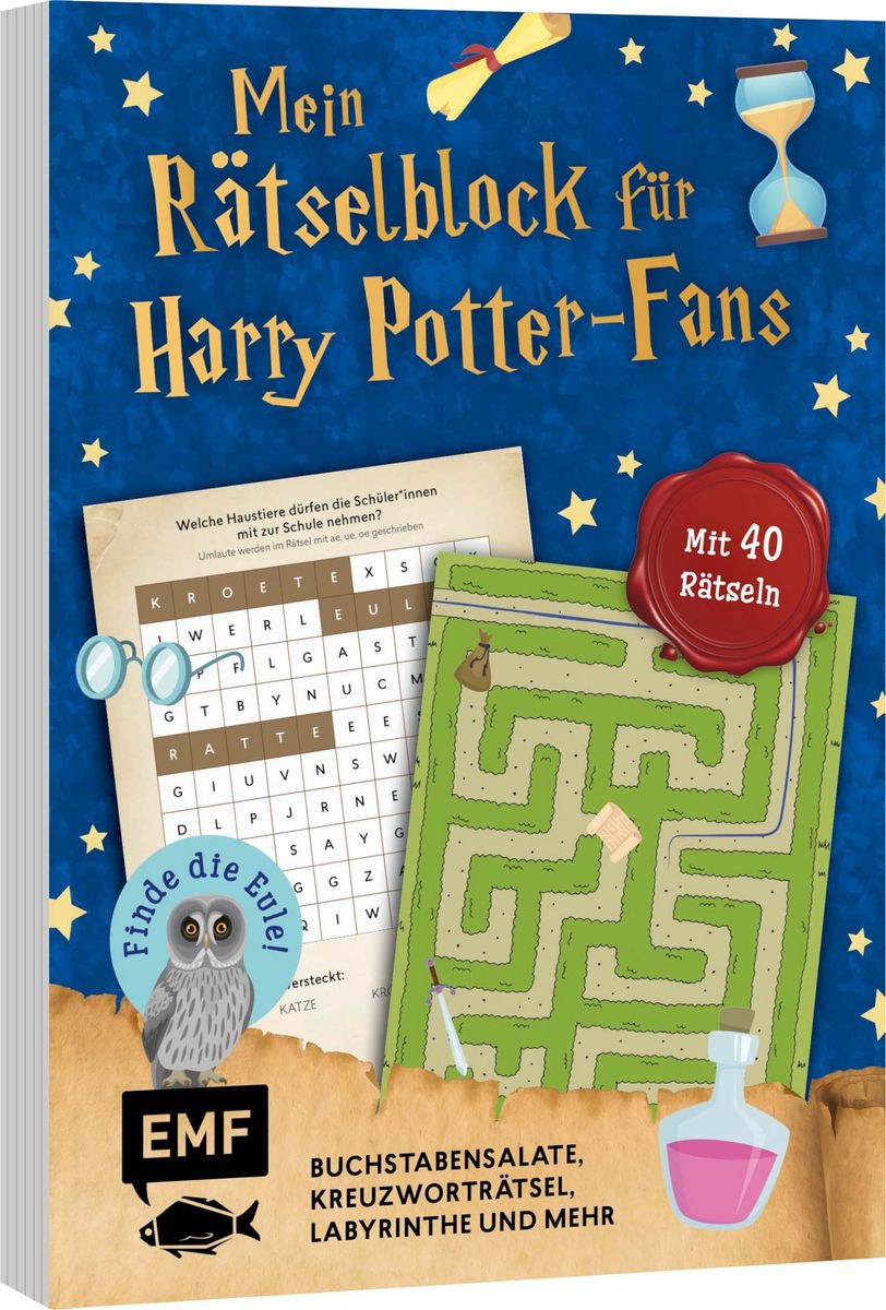 Mein zauberhafter Rtselblock fr Harry Potter-Fans  Finde die Eule!"  online kaufen