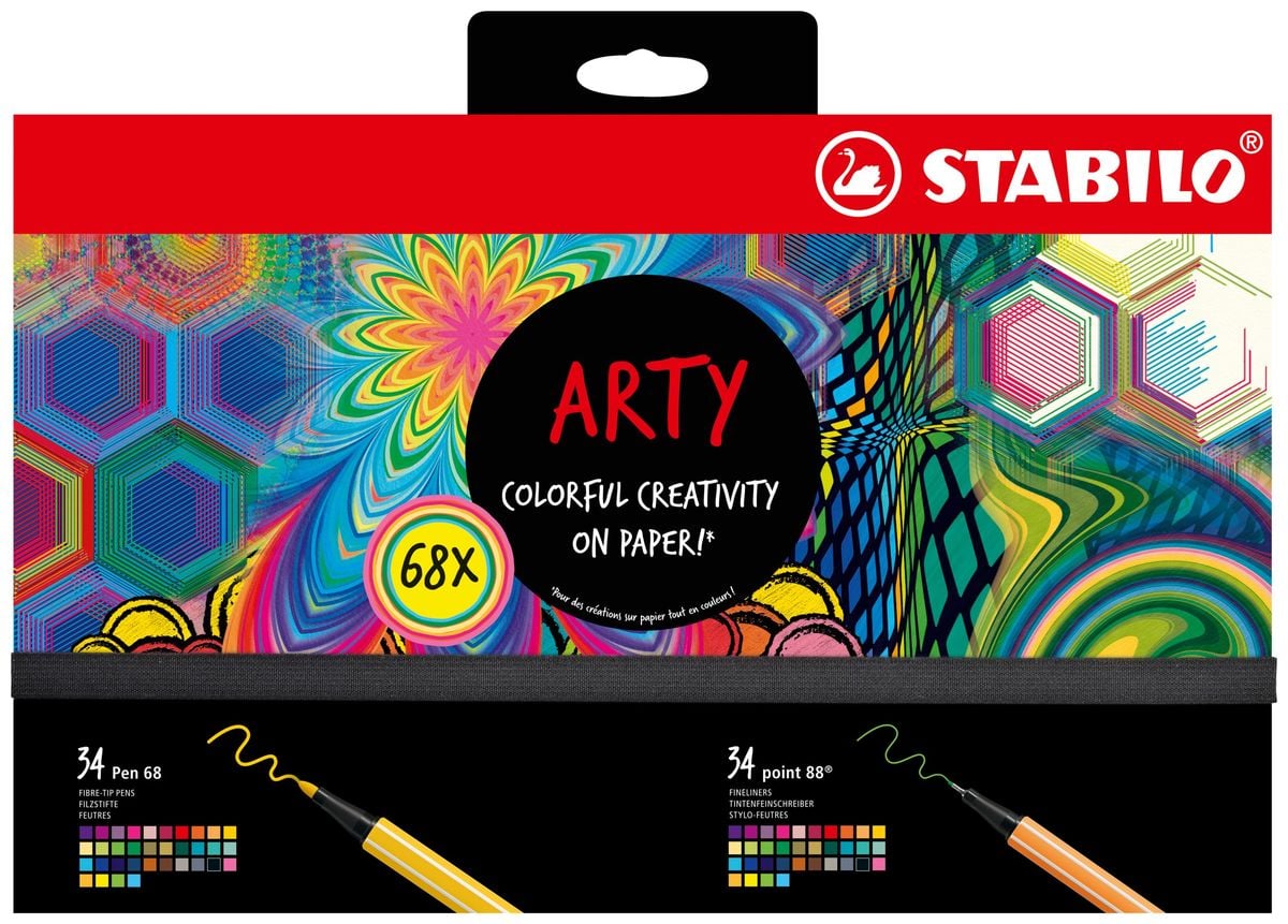 STABILO Cappi - Viltstift - ARTY - Set Met 18 ... | Speelgoed