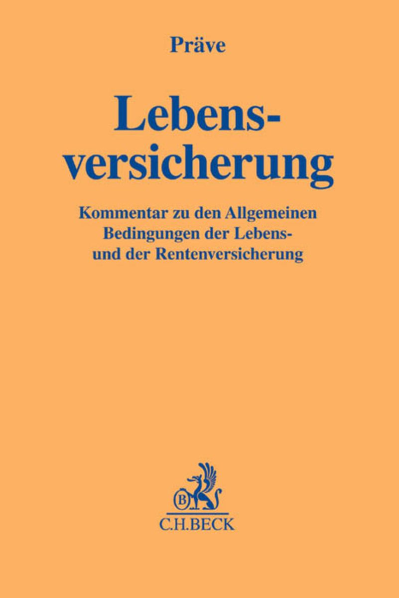 'Lebensversicherung' Von '' - Buch - '978-3-406-66849-4'