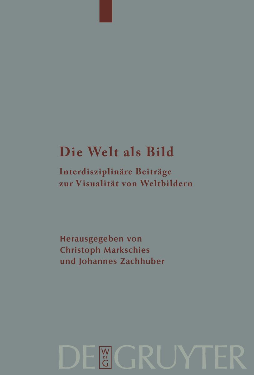 Die Welt als Bild von Johannes Zachhuber Buch Thalia