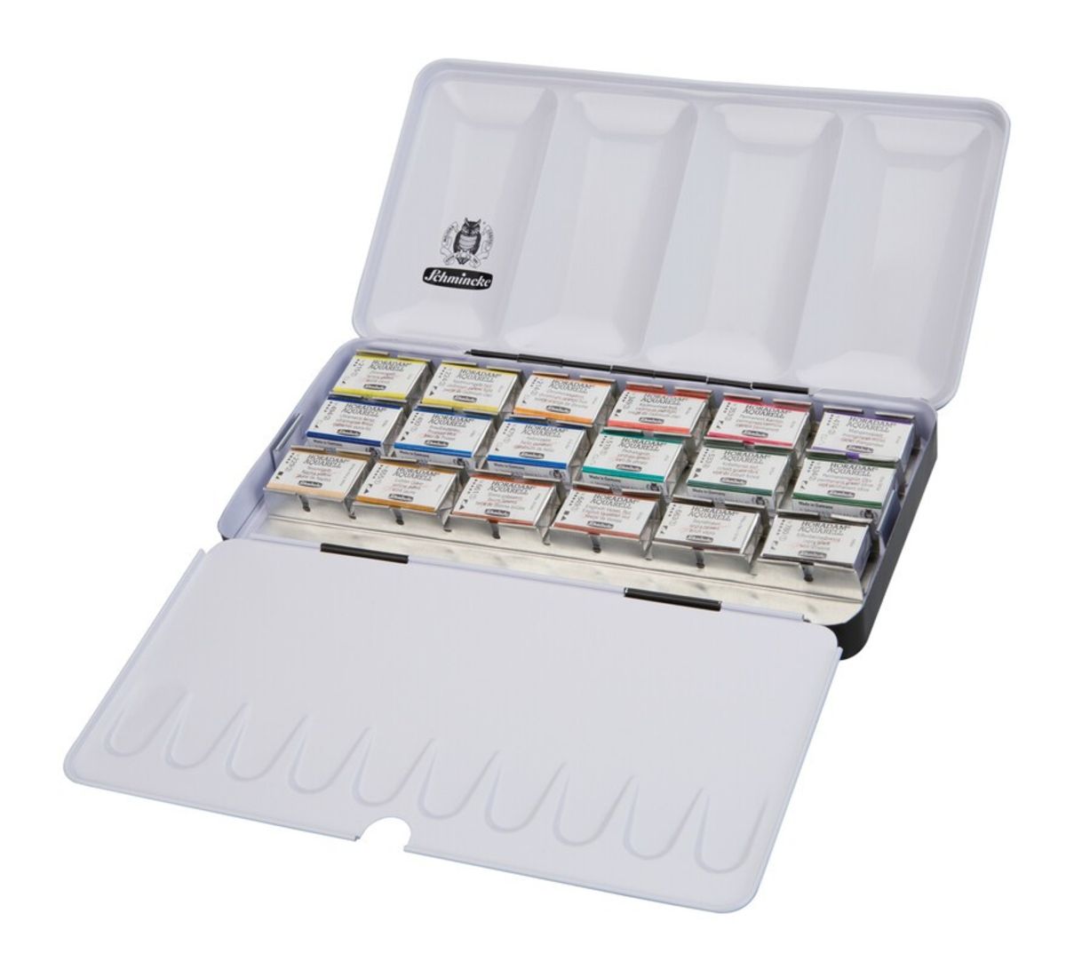 Schmincke - HORADAM® AQUARELL scatola vuota per 12 mezzi godet, 74 913