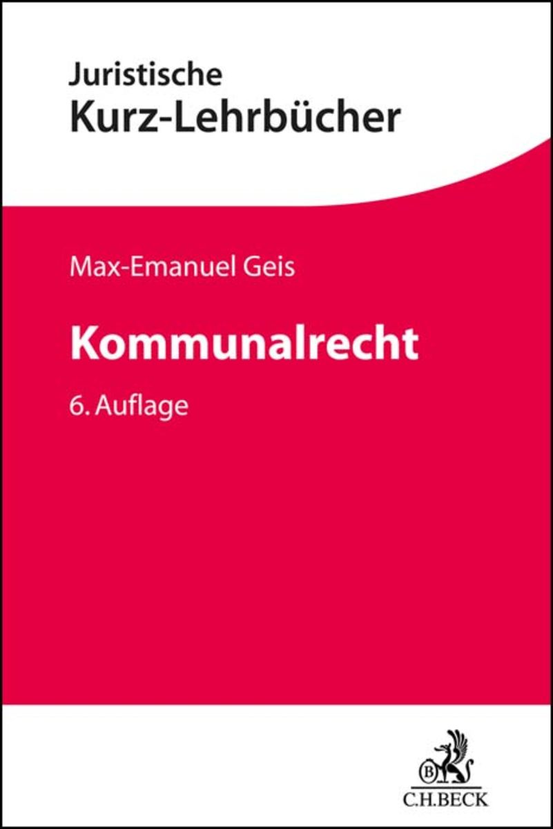 Kommunalrecht von Max-Emanuel Geis - Buch | Thalia