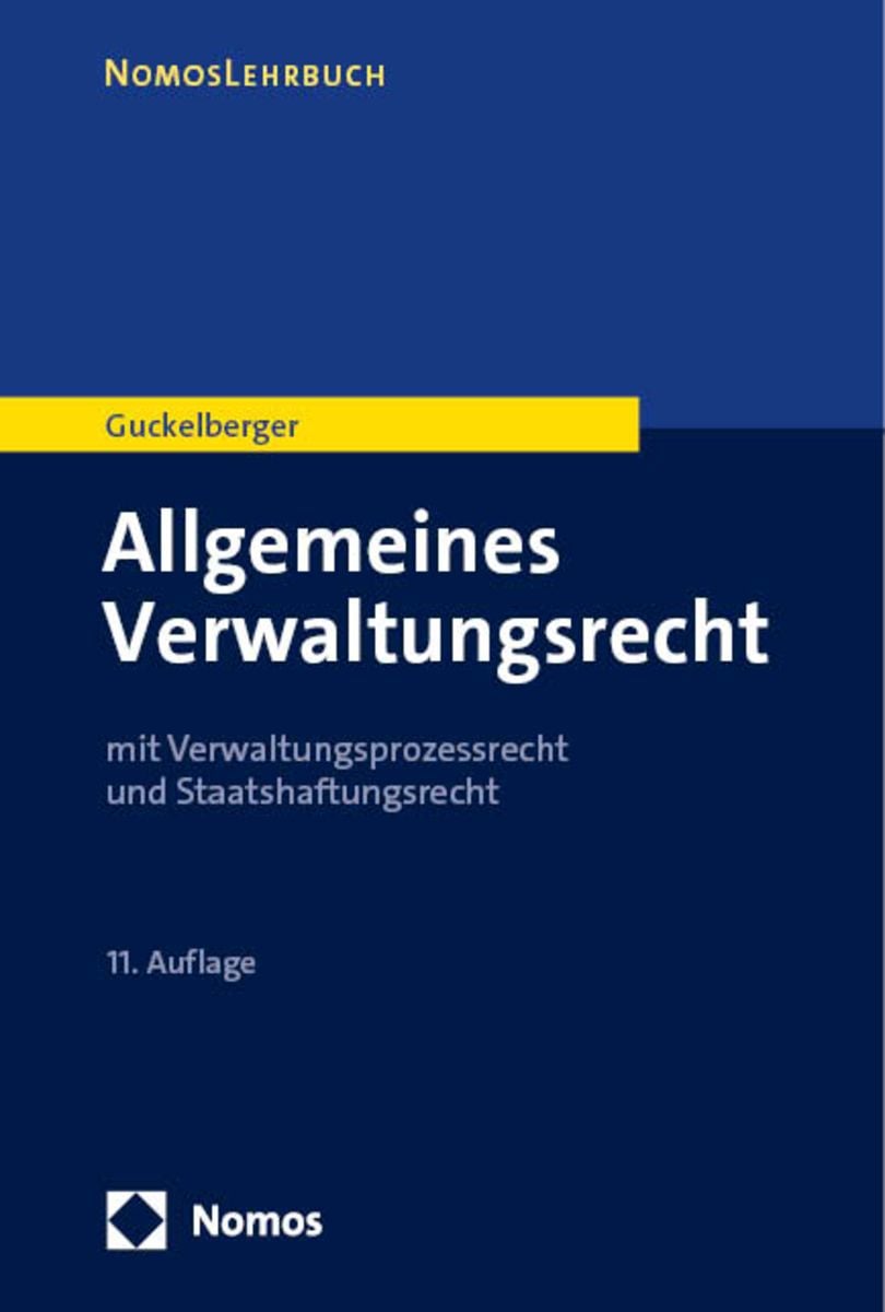 'Allgemeines Verwaltungsrecht' Von 'Annette Guckelberger' - Buch - '978 ...