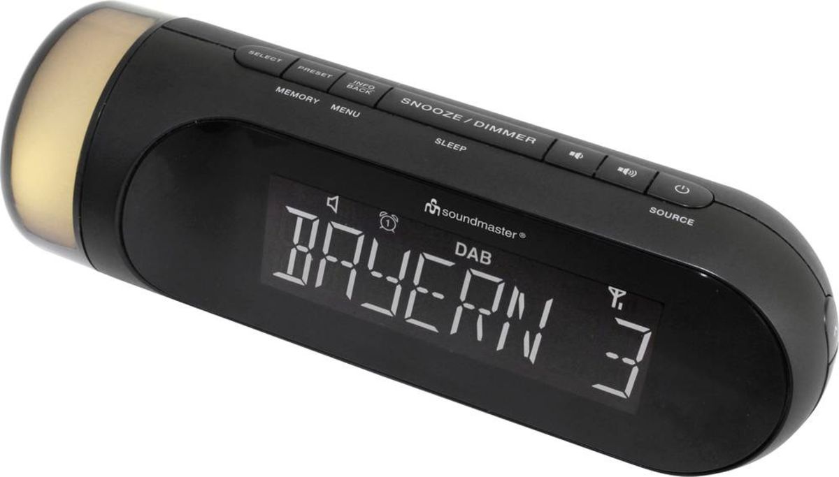 'Soundmaster UR6600SW Radiowecker DAB+, UKW USB AkkuLadefunktion