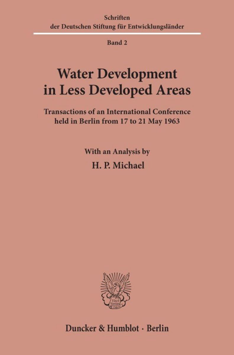 Water Development in Less Developed Areas. . Bücher | Orell Füssli
