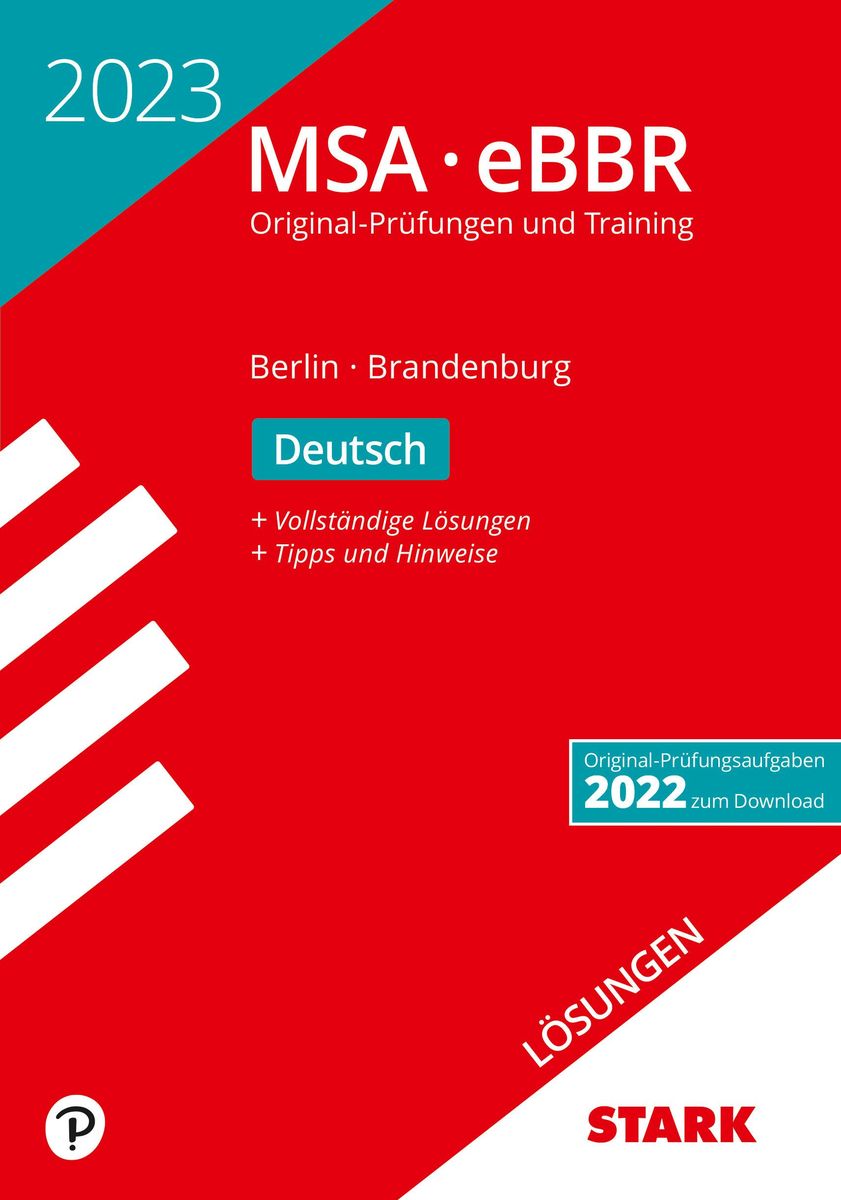 STARK Lösungen Zu Original-Prüfungen Und Training MSA/eBBR 2023 ...