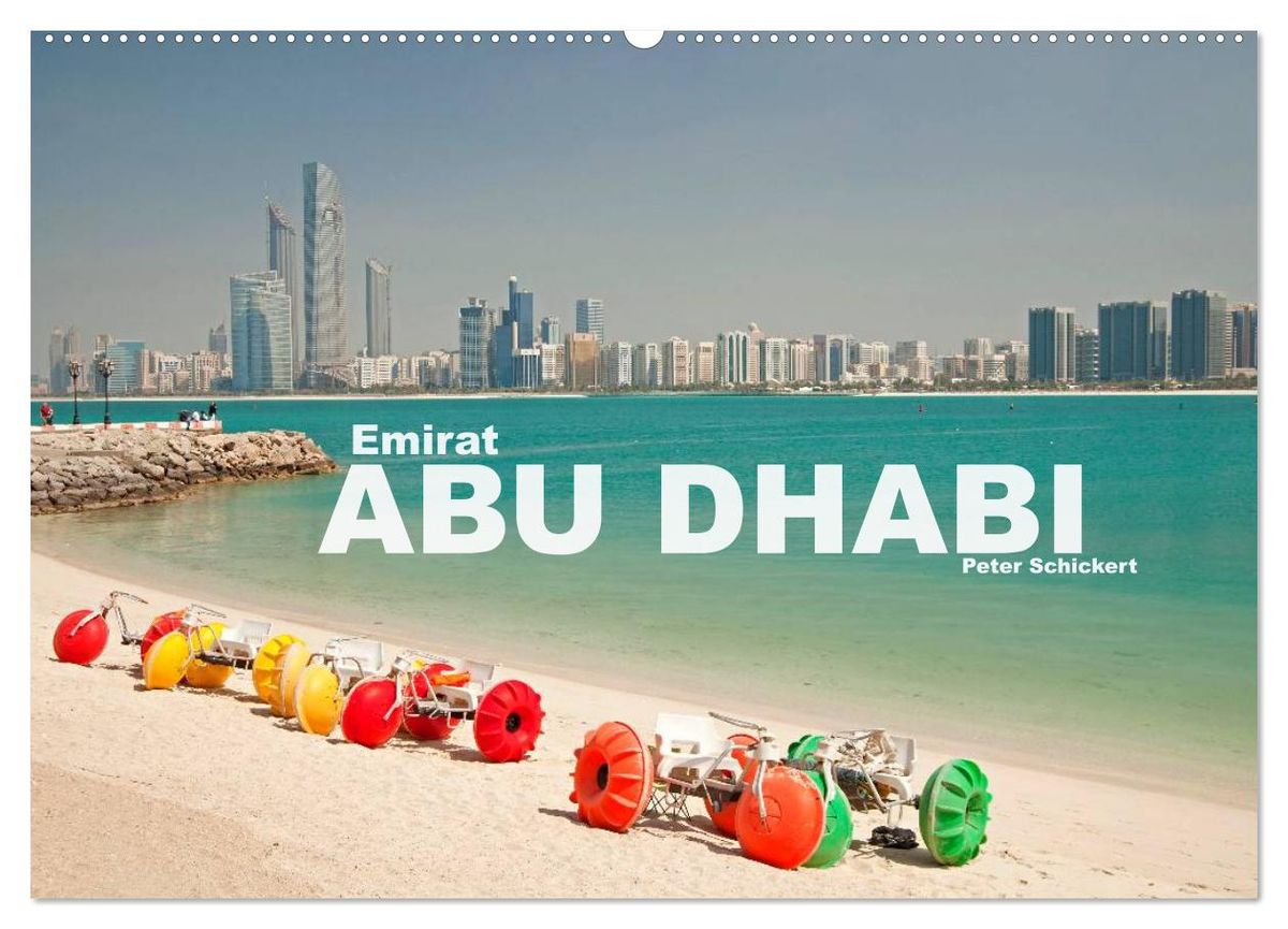 Emirat Abu Dhabi (Wandkalender 2025 DIN A2 quer), CALVENDO ...