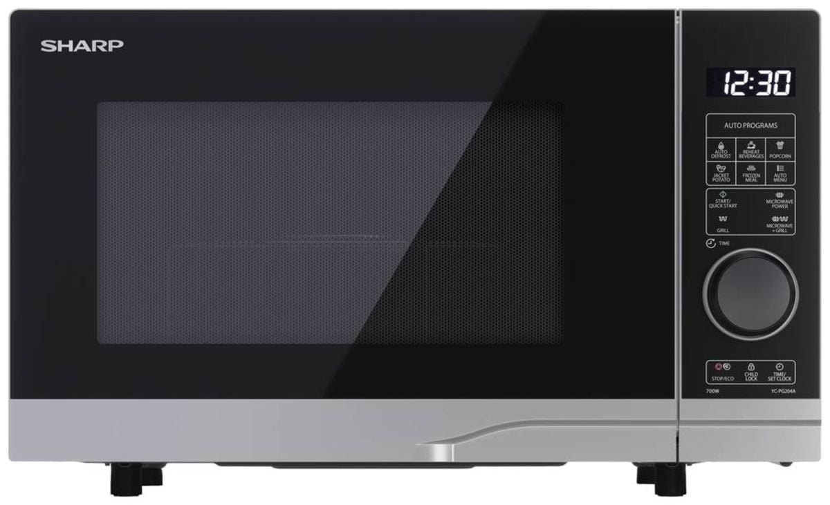 Sharp YC-PG204AE-S Mikrowelle Silber 700W online bestellen