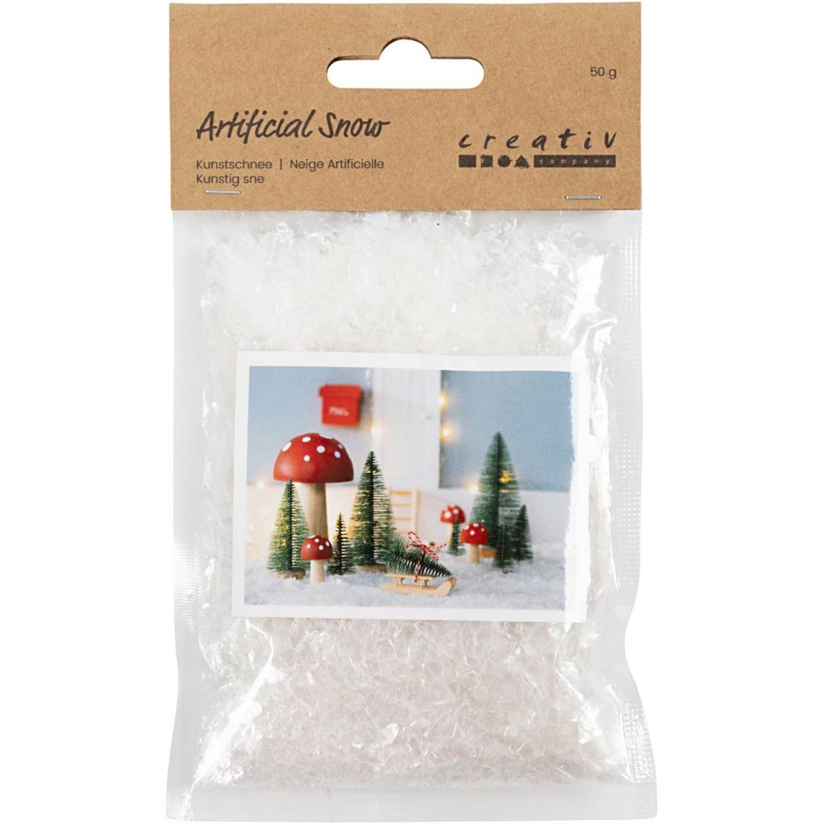 Creativ Company Kunstschnee, Weiß mit Glitter, 50 g/ 1 Beutel kaufen