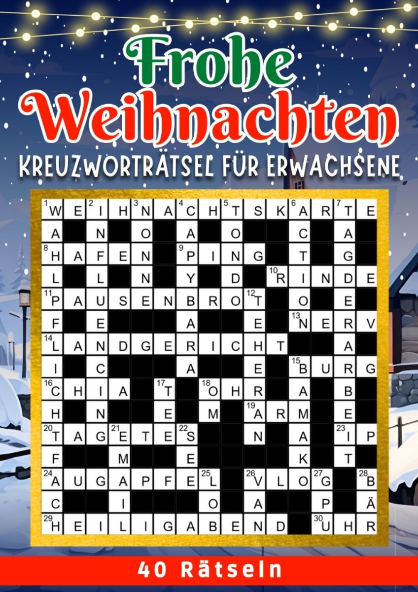 "Frohe Weihnachten - Kreuzworträtsel" online kaufen