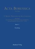 Acta Borussica - Neue Folge. Preußen als Kulturstaat. Das preußische... / Die Behörde und ihr höheres Personal – Darstellung
