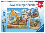 Puzzle Ravensburger Große Baufahrzeuge 3 X 49 Teile  
