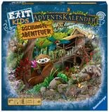 Ravensburger 18957 - EXIT Adventskalender Kids, Dschungel-Abenteuer, 24 Rätsel für EXIT-Begeisterte ab 6 Jahren  