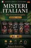 Produktbild: Italienisch lernen mit einfachen Kriminalgeschichten: Misteri Italiani - Die komplette Sammlung (Band 1-5)