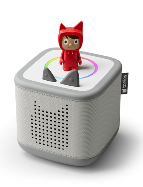 Produktbild Tonies - Toniebox 2 Mondgrau Starter Set Kreativ-Tonie Rot