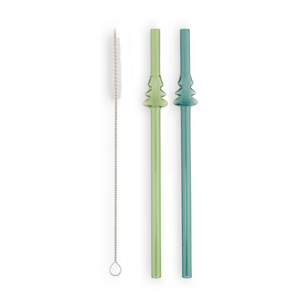 Produktbild Glasstrohhalme figurativ, 2er-Set