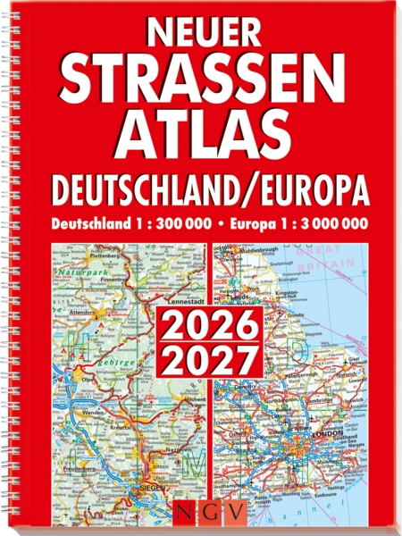 Produktbild Neuer Straßenatlas Deutschland/Europa 2026/2027