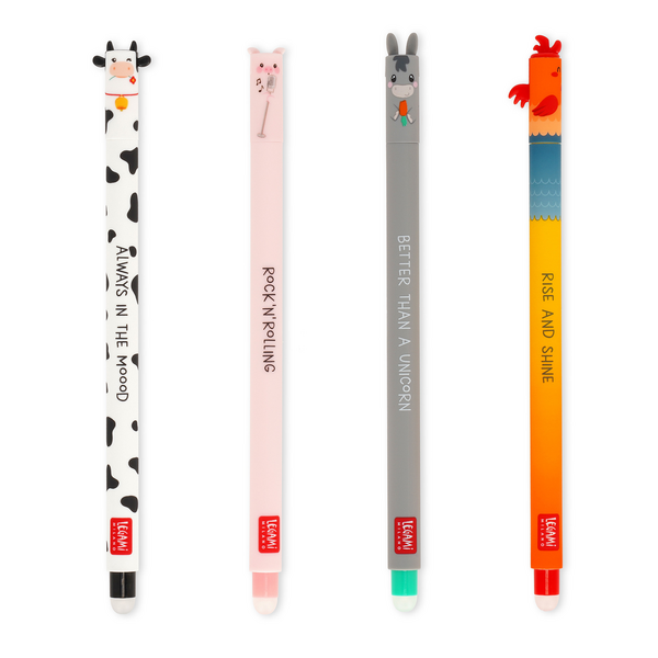 Produktbild Legami löschbarer Gelstift - Farm Sweet Farm - Set of 4