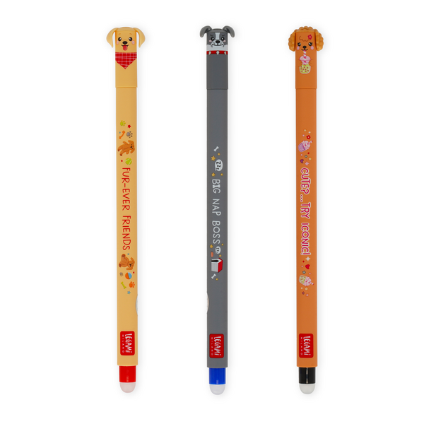 Produktbild Legami löschbarer Gelstift - Fur-ever friends - Set of 3