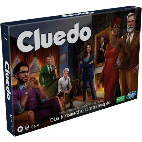 Produktbild Hasbro F6420100 - Cluedo, Detektivspiel, Neuauflage, Krimi & Rätsel Spiel