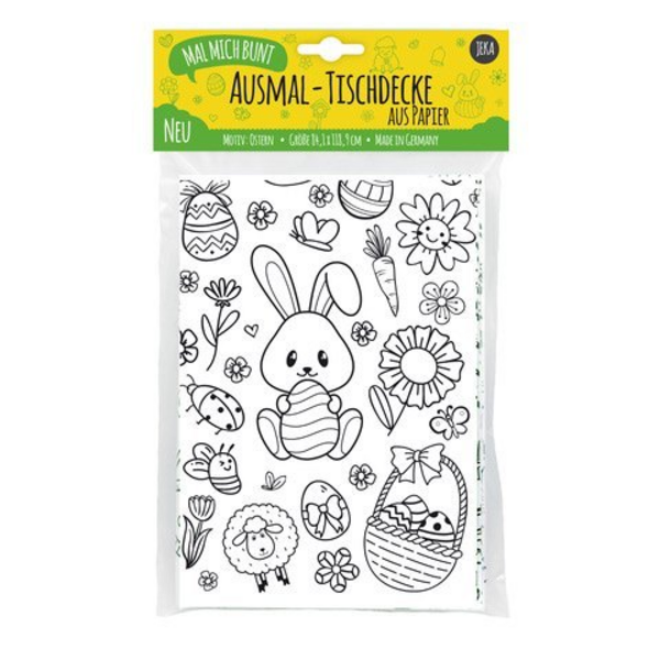 Produktbild Mal Mich Bunt Ausmal-Tischdecke aus Papier, Motiv Ostern