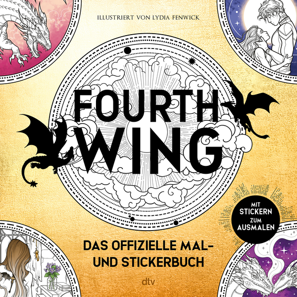 Produktbild Fourth Wing: Das offizielle Mal- und Stickerbuch