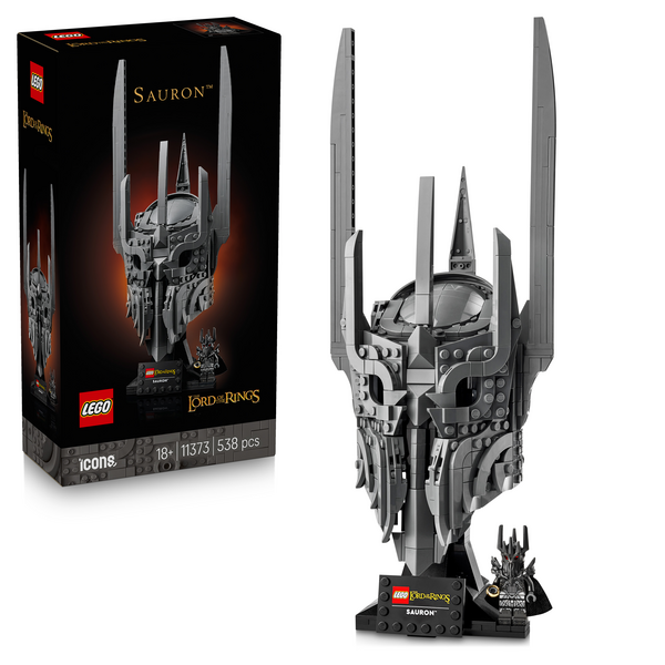 Produktbild LEGO Icons 11373 Der Herr der Ringe: Saurons Helm, Modellbau für Fans
