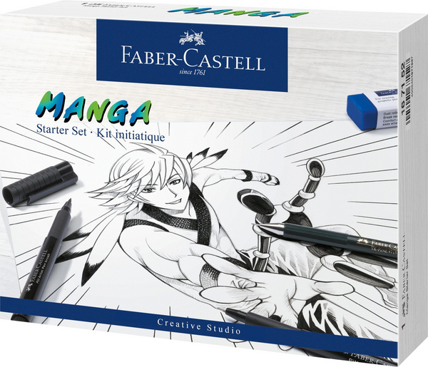 Produktbild Faber-Castell Tuschestifte Pitt Artist Pens Manga Starter-Set