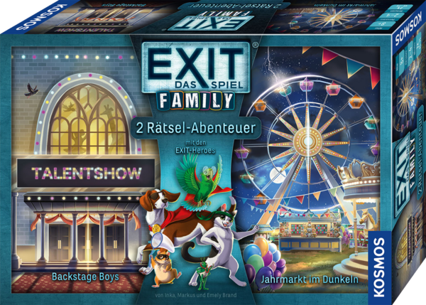 Produktbild EXIT® - Das Spiel - Family 2 - Backstage Boys/Jahrmarkt im Dunkeln